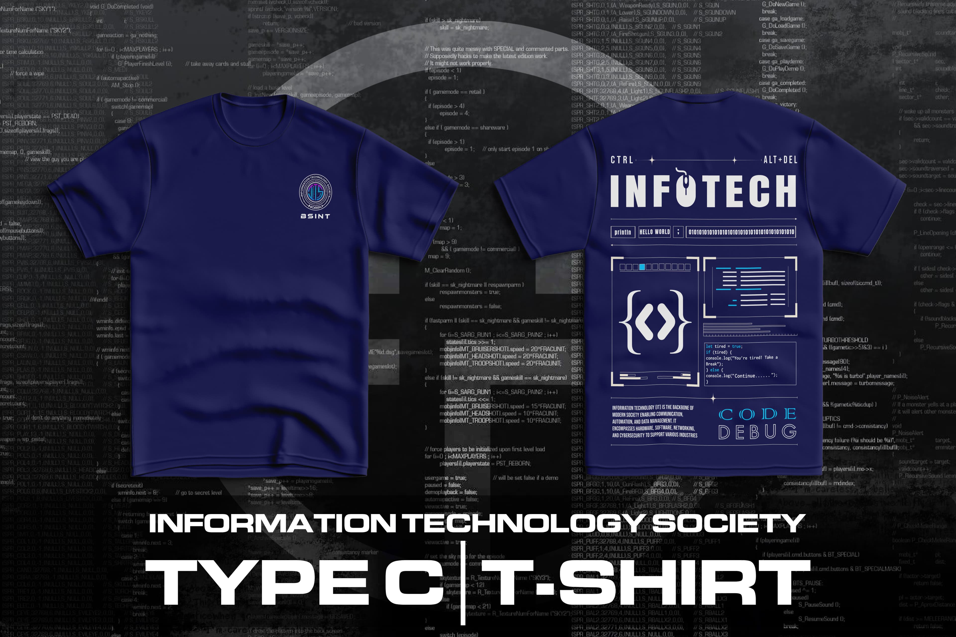 Information Technology Type C T-Shirt